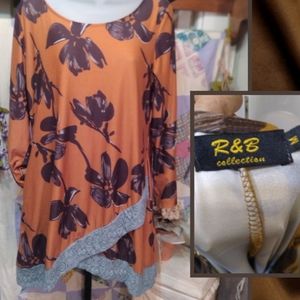 R & B Shift Dress w/Pockets